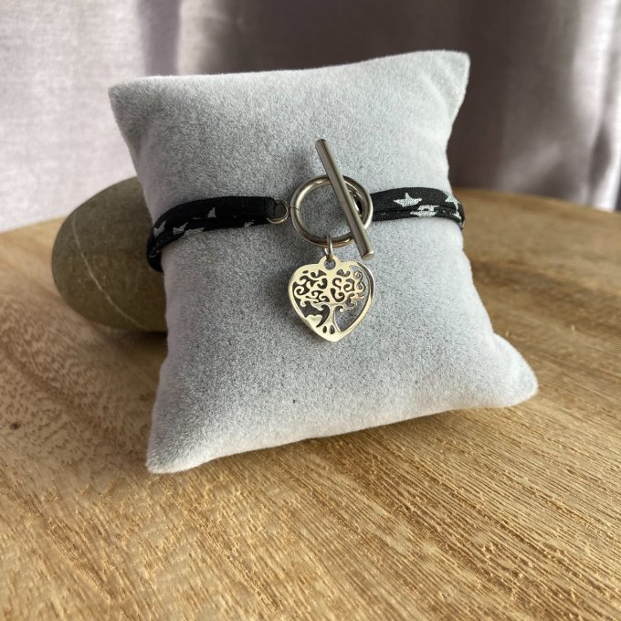 Bracelet Liberty fermoir T Acier Inoxydable 